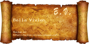Bella Vivien névjegykártya